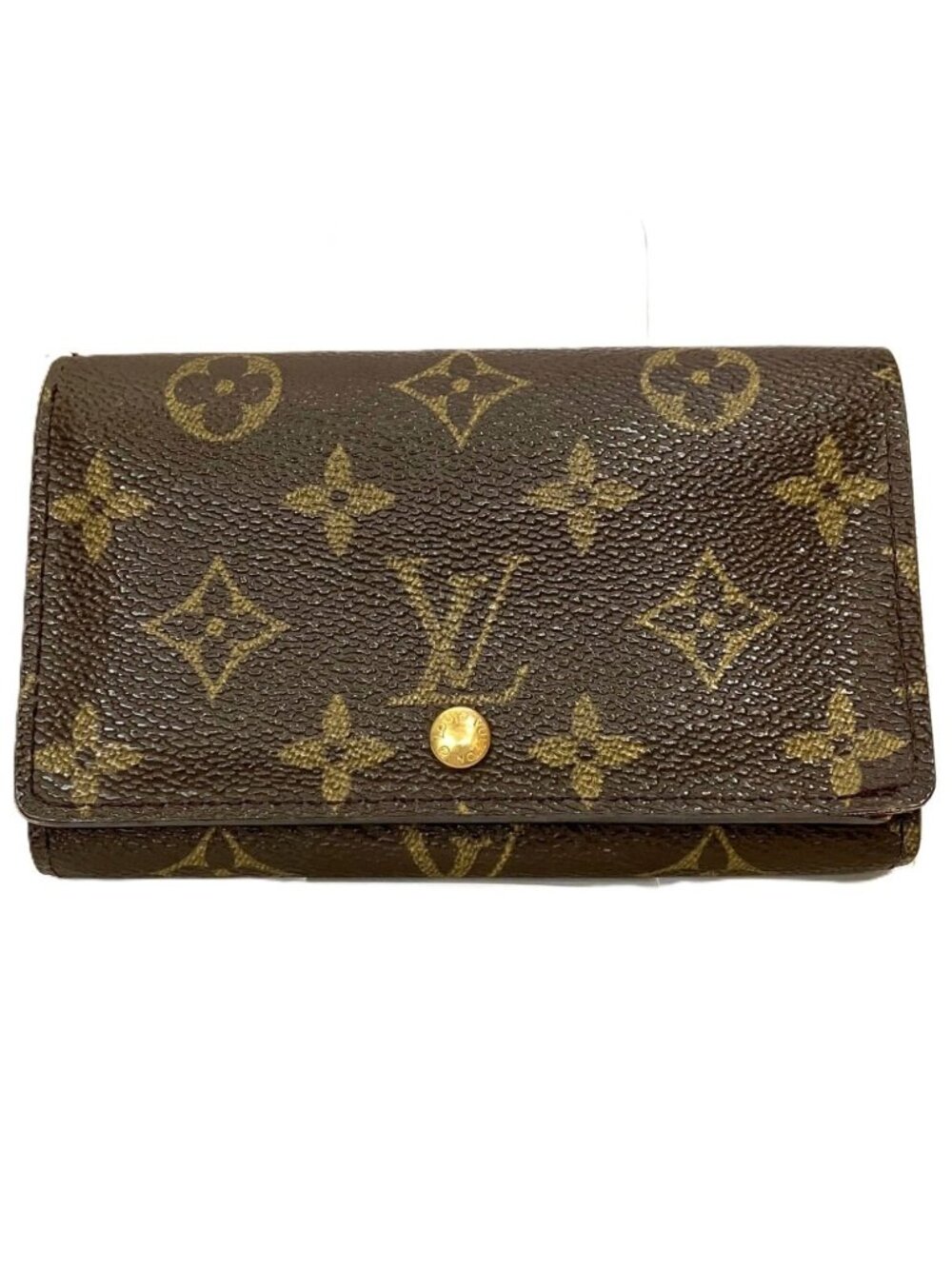 Louis Vuitton Portefeuille Tresor Monogram Bifold Wallet Canvas